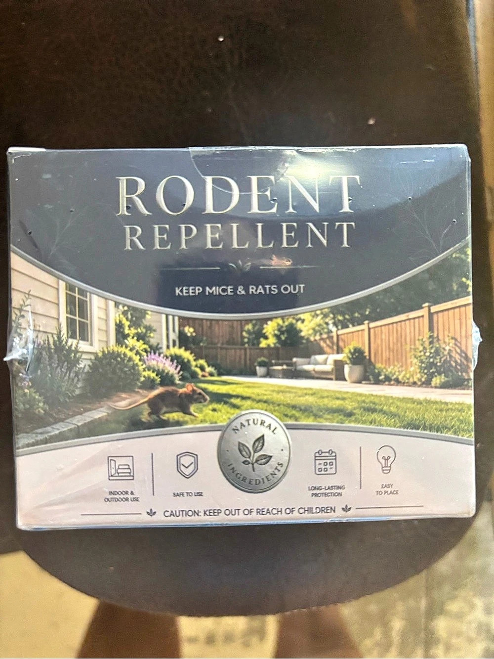 Rodent Repellent Outdoor Device